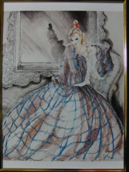 ルイ・イカール限定版・アールデコ/ヴェニスの鏡、希少な額装用画集より