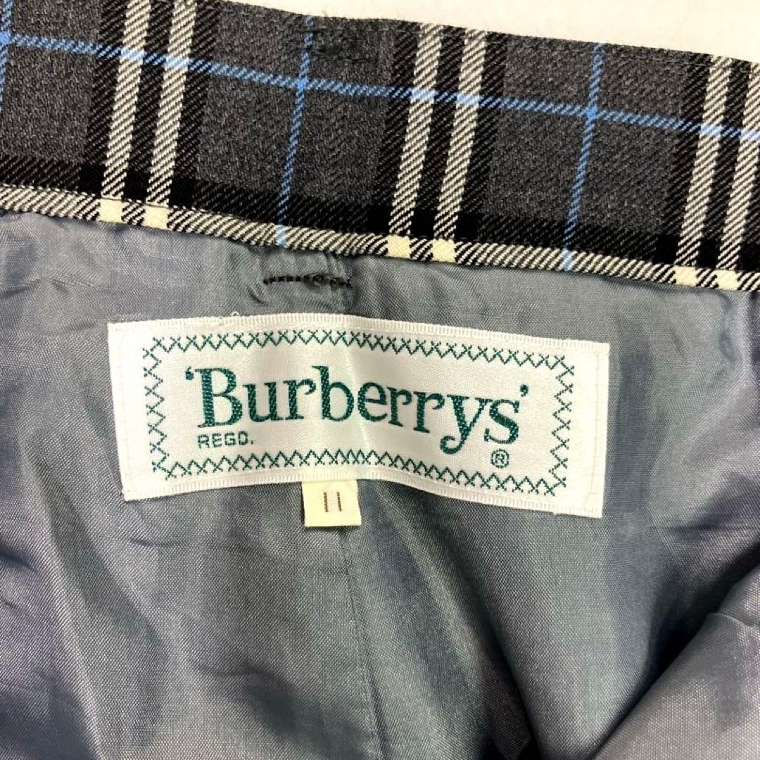 ☆美品☆Burberrys ヴィンテージ　チェック柄パンツ　羊毛　サイズ11AR