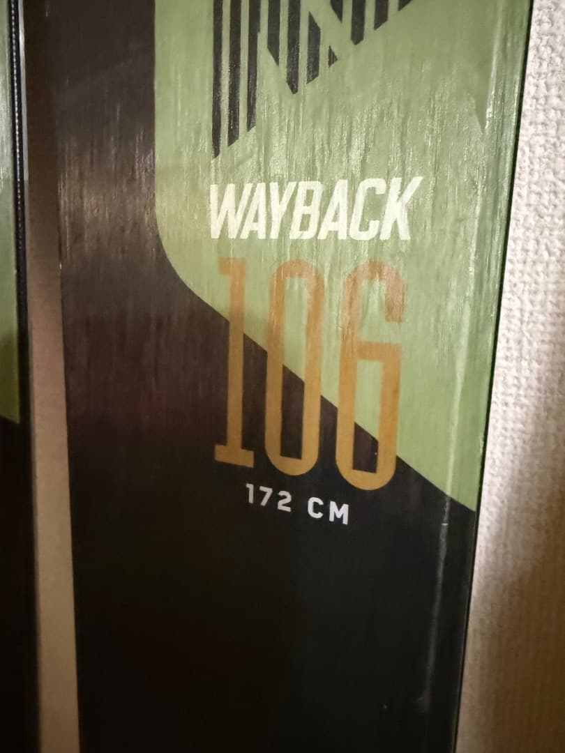 ＜訳あり＞チューン済み　K2 WAYBACK 106 スキー 172cm