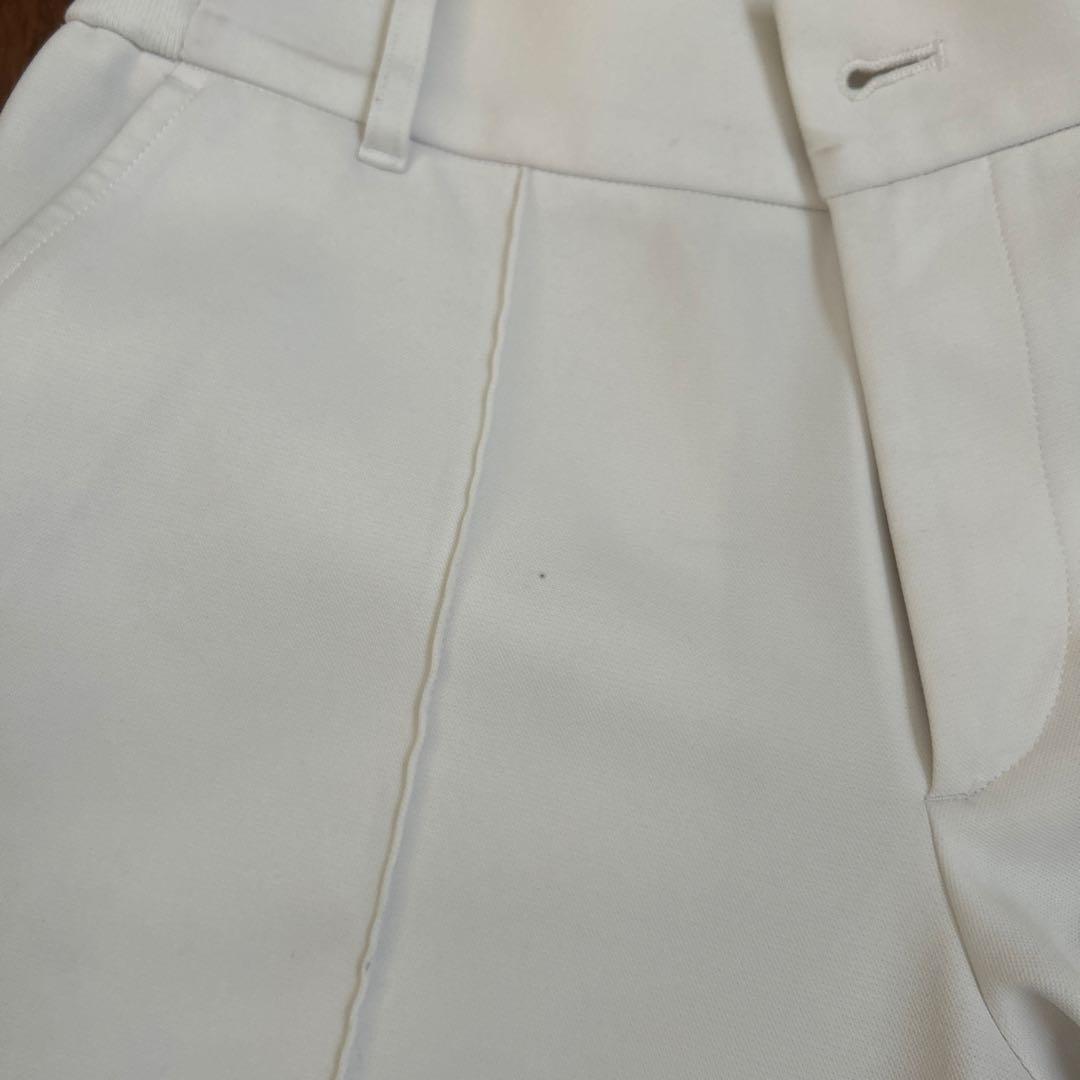 8YARDS メンズ ゴルフパンツ ホワイト　ジョガーパンツ