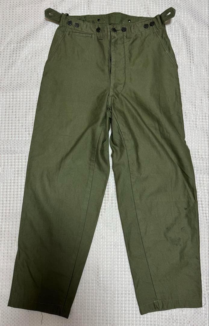 米軍 実物 M-43 フィールドパンツ コットン