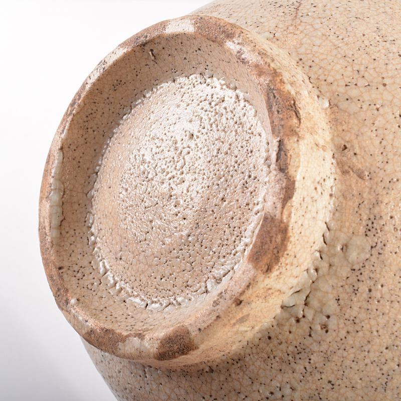 朝鮮美術　李朝白磁　井戸茶碗　時代箱付　V　R7534