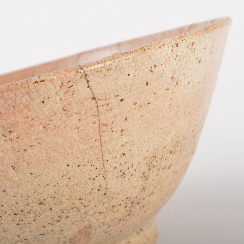 朝鮮美術　李朝白磁　井戸茶碗　時代箱付　V　R7534