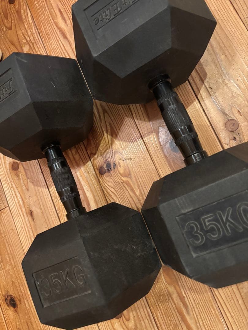 ラバーダンベル　35kg 2個セット