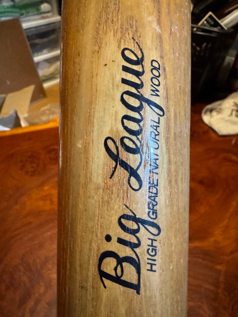 昭和レトロ　ISONO製　落合博満サイン入りバット　小傷汚れあり