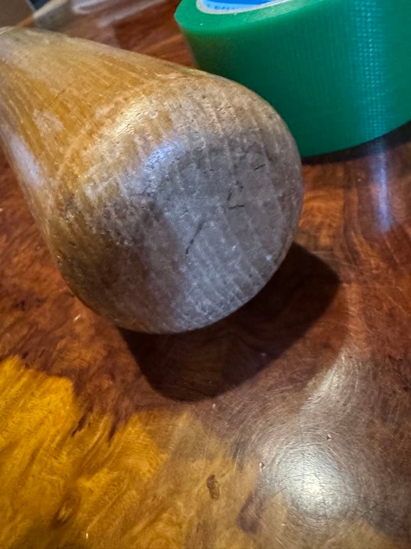 昭和レトロ　ISONO製　落合博満サイン入りバット　小傷汚れあり