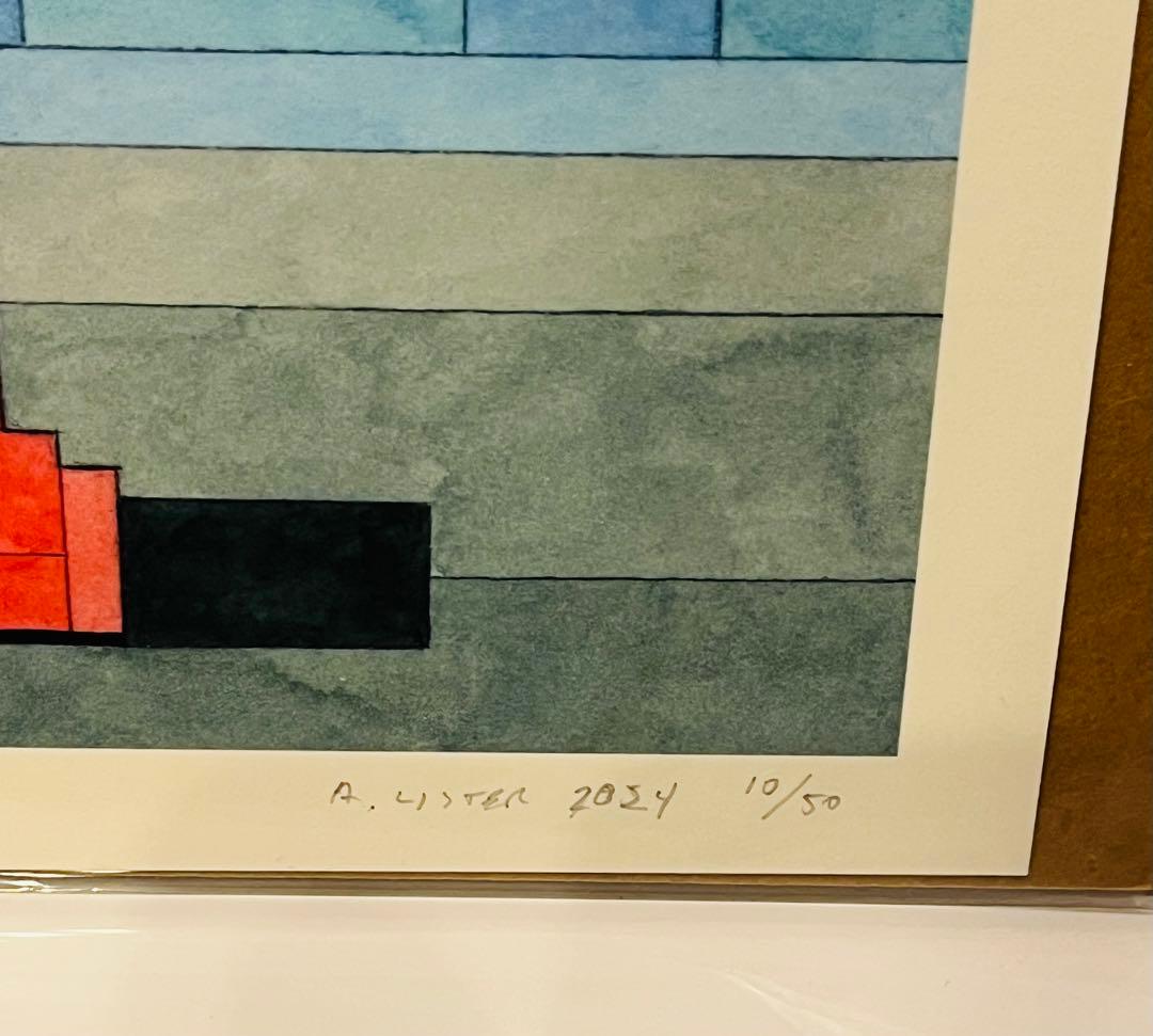 ADAM LISTER アダムリスター シルクスクリーン アート 直筆サイン入