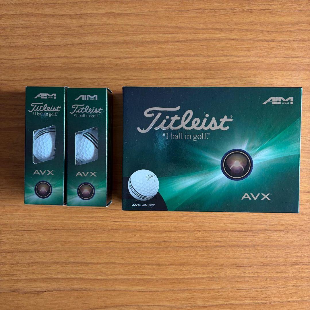 [新品未使用] Titleist AVX ゴルフボール AIM 360 18個