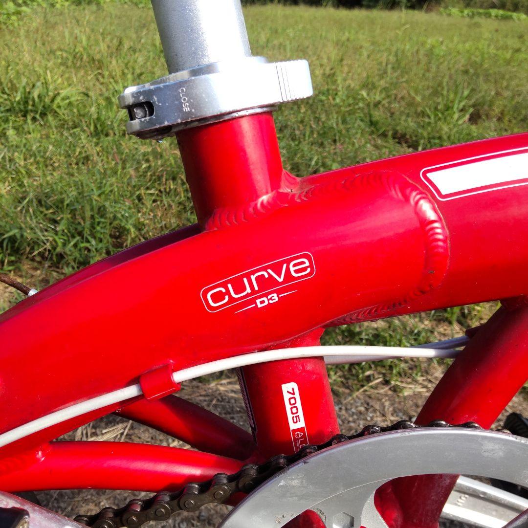 Curve D3 折りたたみ自転車 レッド 700C