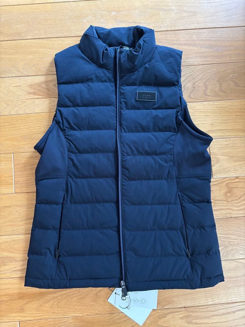 ZERO HALLIBURTON レディース ベスト L ネイビー 新品 タグ付