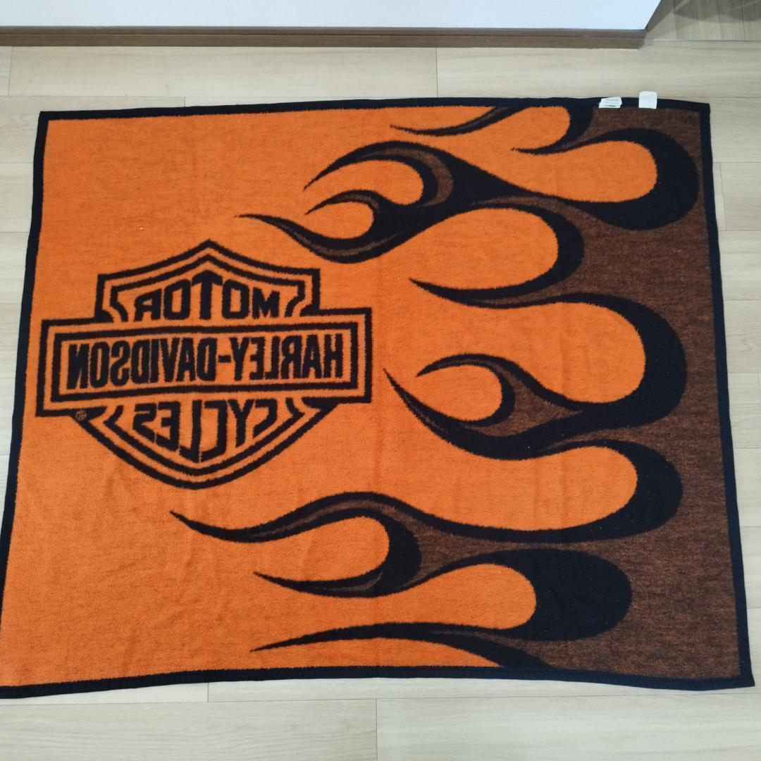 ハーレーダビッドソン ビンテージ ブランケット アンティーク 古着屋 IOTA