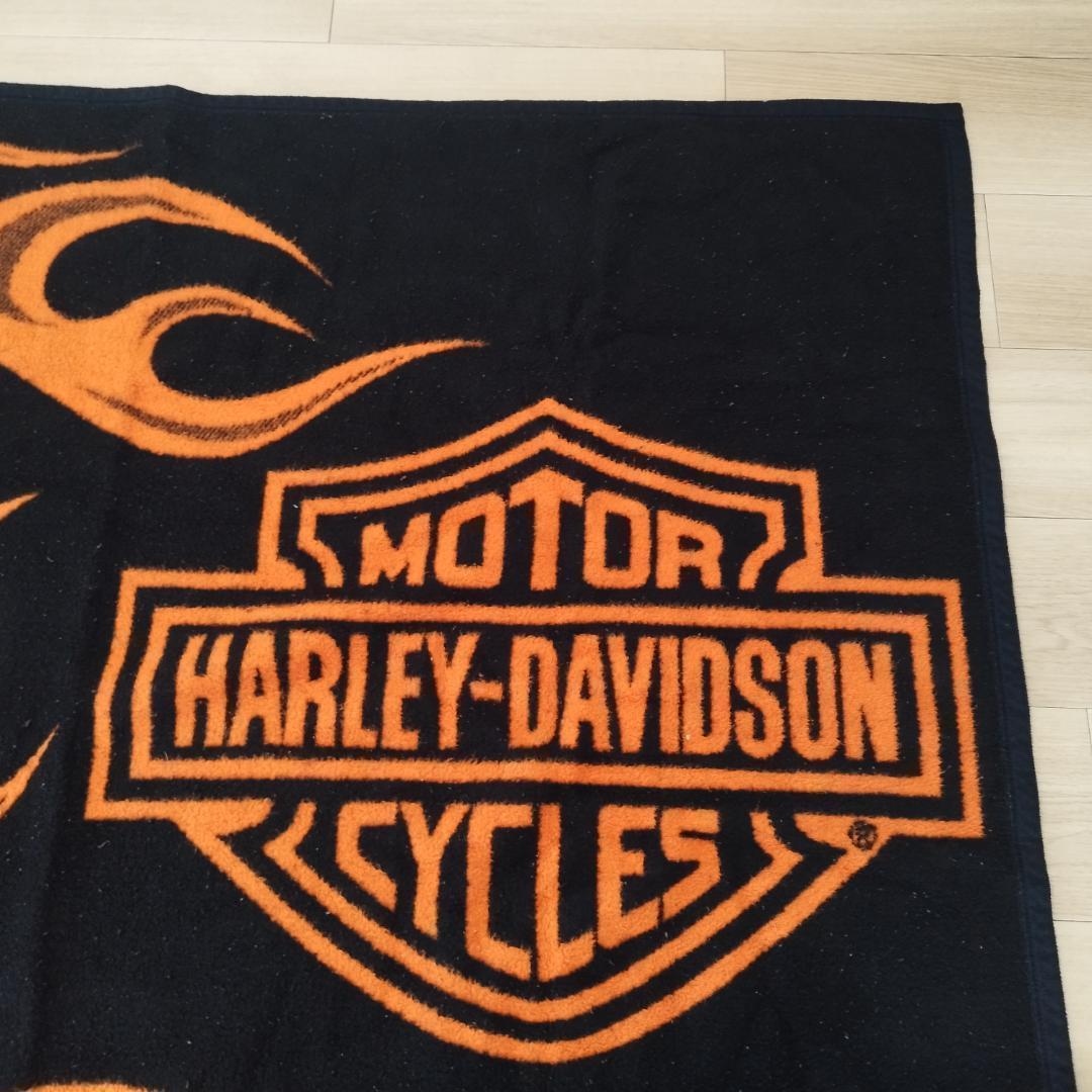 ハーレーダビッドソン ビンテージ ブランケット アンティーク 古着屋 IOTA