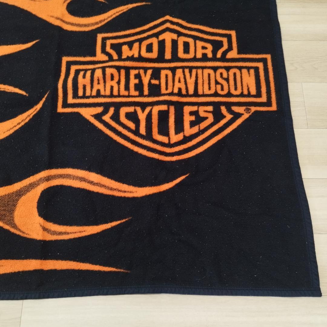 ハーレーダビッドソン ビンテージ ブランケット アンティーク 古着屋 IOTA