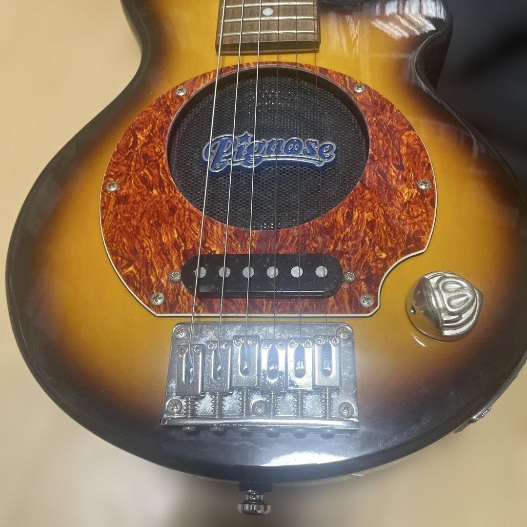 Pignoseピグノーズ　アンプ内蔵 エレキギター　ケース付