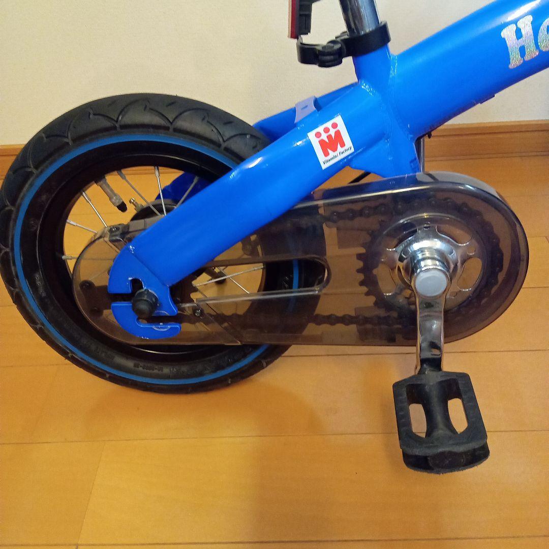 【美品】vitamin i factory へんしんバイク12インチ　青
