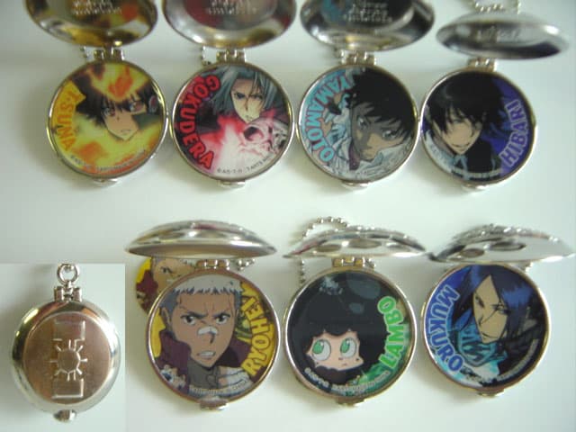 ♯Gtt30IZ家庭教師ヒットマン!ボンゴレ懐中時計風マスコット14種