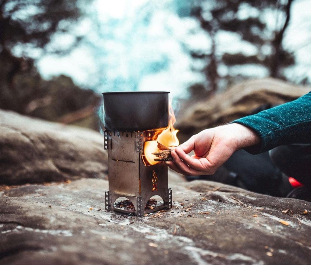 FlexFire 焚き火台 WiKa 希少 チタン合金ステンレス ドイツ製