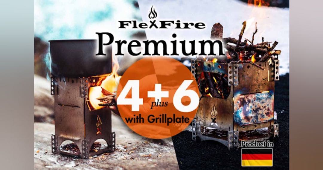 FlexFire 焚き火台 WiKa 希少 チタン合金ステンレス ドイツ製