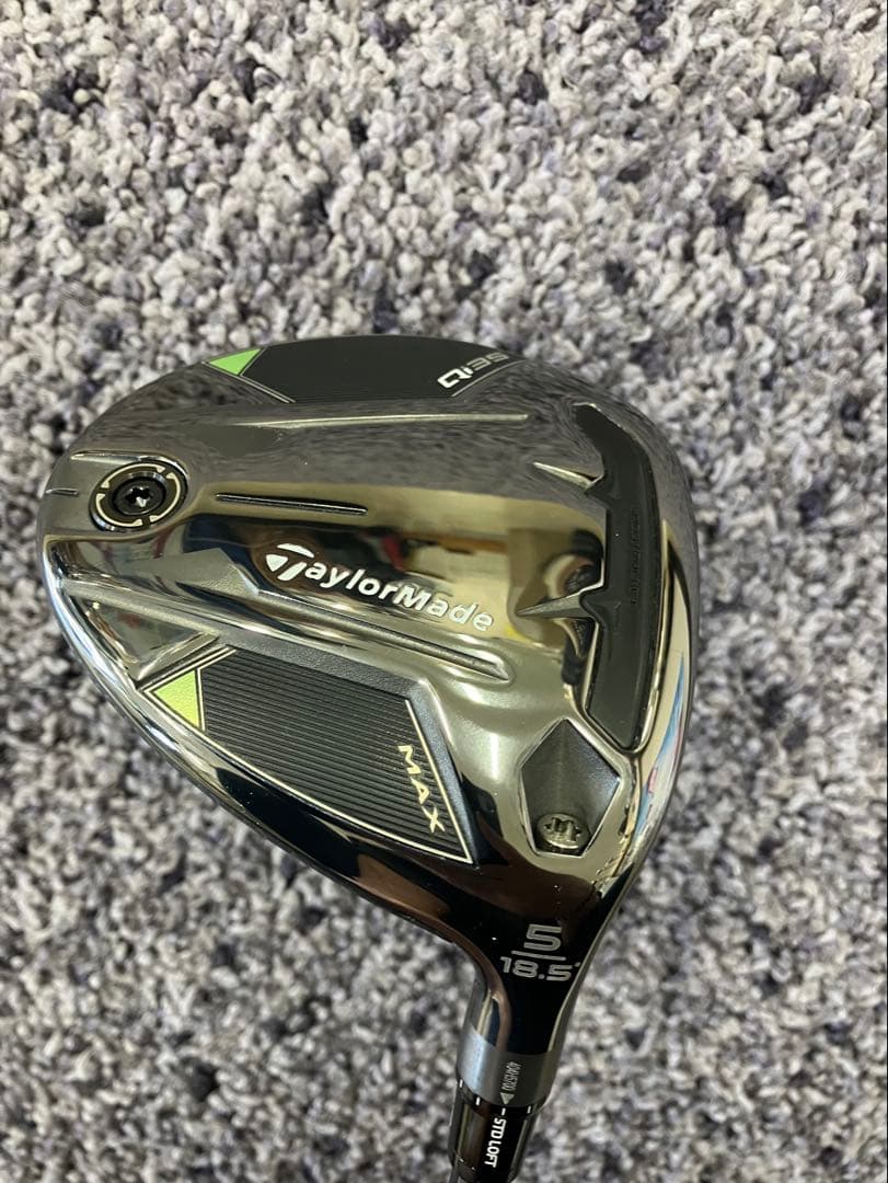美品テーラーメイドQI35 MAX 5W18.5°ディアマナブルーTM 50-S
