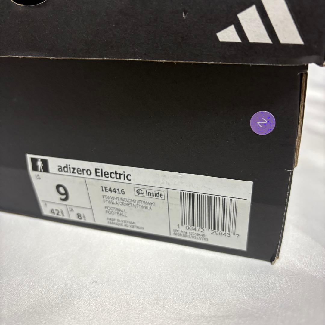 Adizero Electric Speed Cleats GLD　27.0　Z