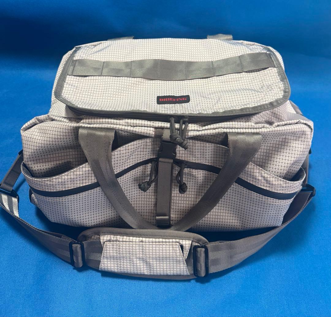 美品 BRIEFING GOLF ブリーフィング ゴルフ ボストンバッグ グレー