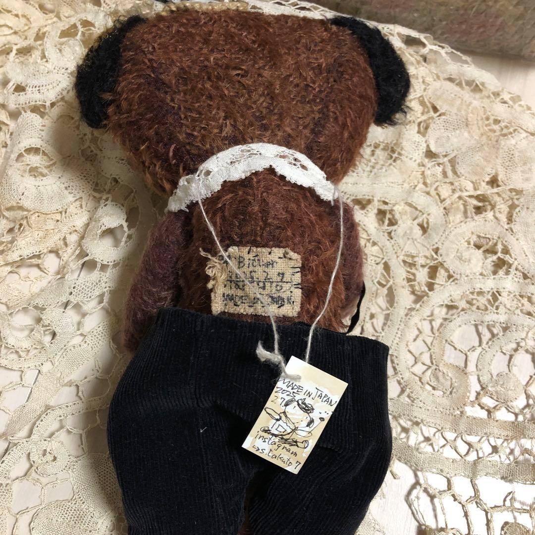 短期出品　takuto スガワラ　テディベア チョコレート　アーティストベア