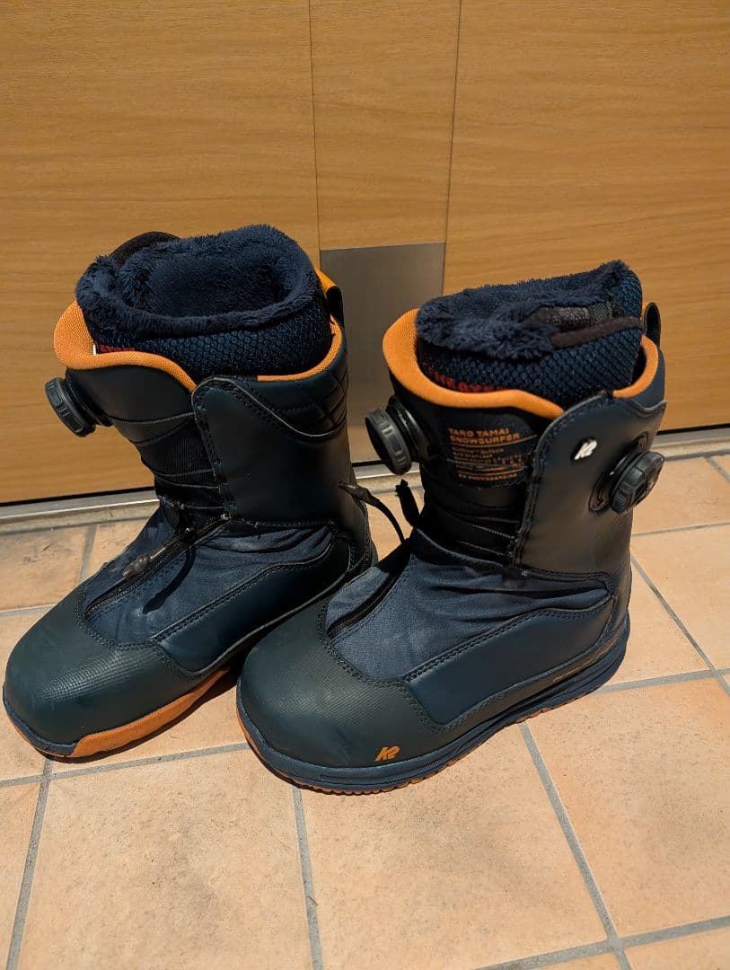 K2 スノーボードブーツ 女性用 ネイビー/オレンジ