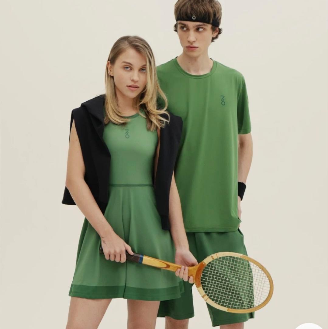 日本初上陸　セブンシックス　テニスウェア　ワンピース　グリーン