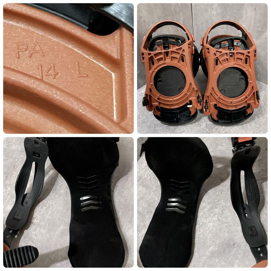 BURTON CLASH 155cm スノボ FLUX Lバイン 2点 バートン