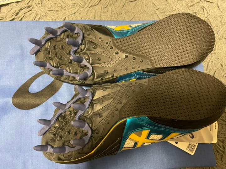 アシックス　陸上　スパイク　25.5cm 換えのスパイク付き