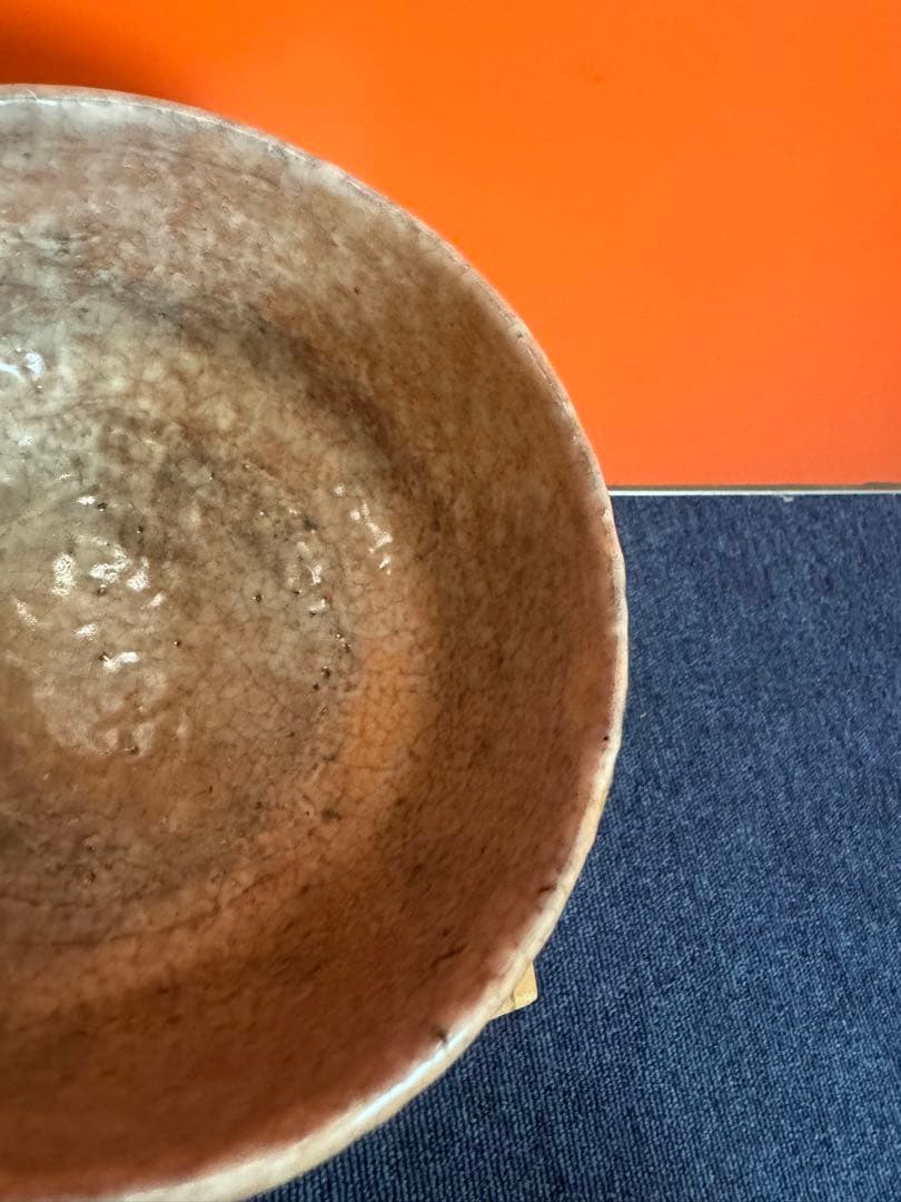 1804 茶碗　『萩焼』『天寵山　七代　兼田三左エ門造』　抹茶碗　未使用