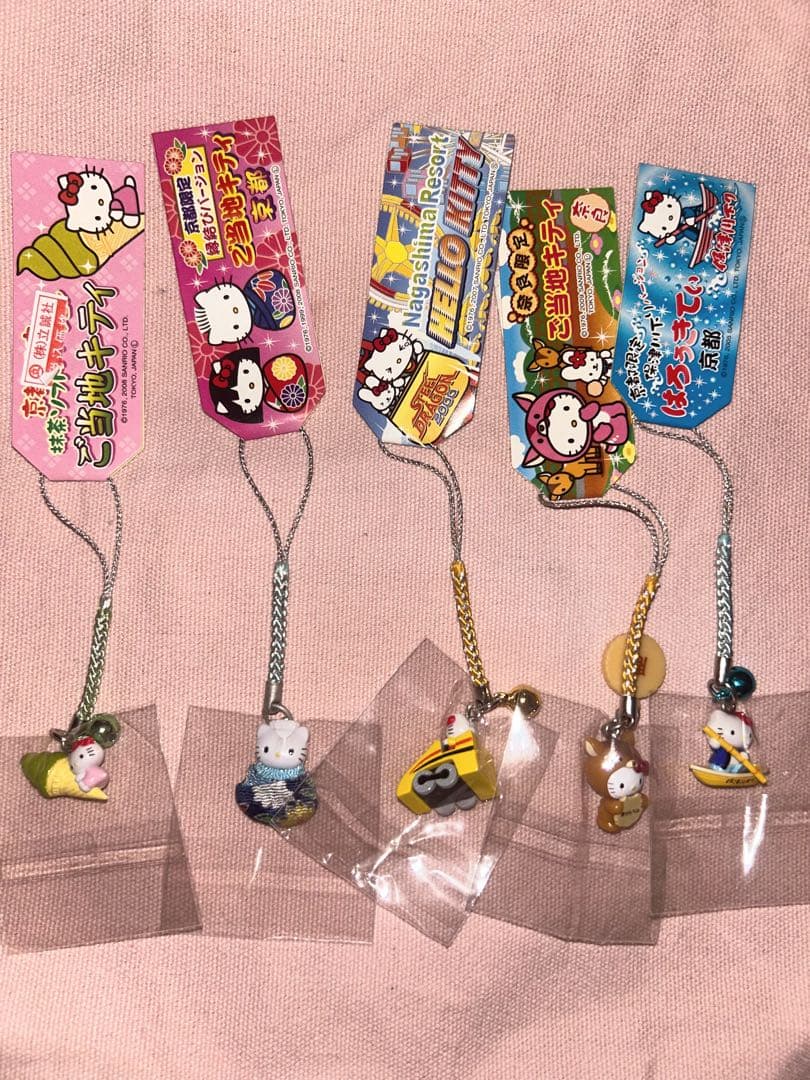ハローキティ ご当地ストラップ・根付 まとめ売り
