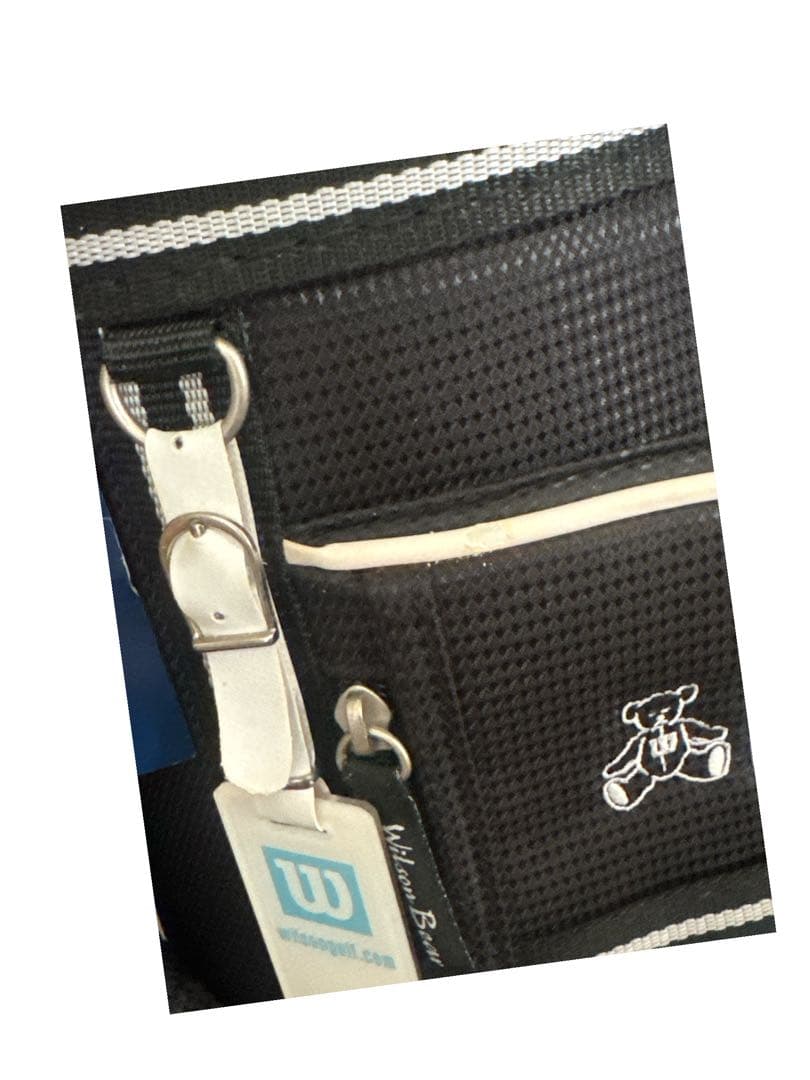 WILSON BEAR ゴルフ　キャディバッグ ブラック　黒　クマ