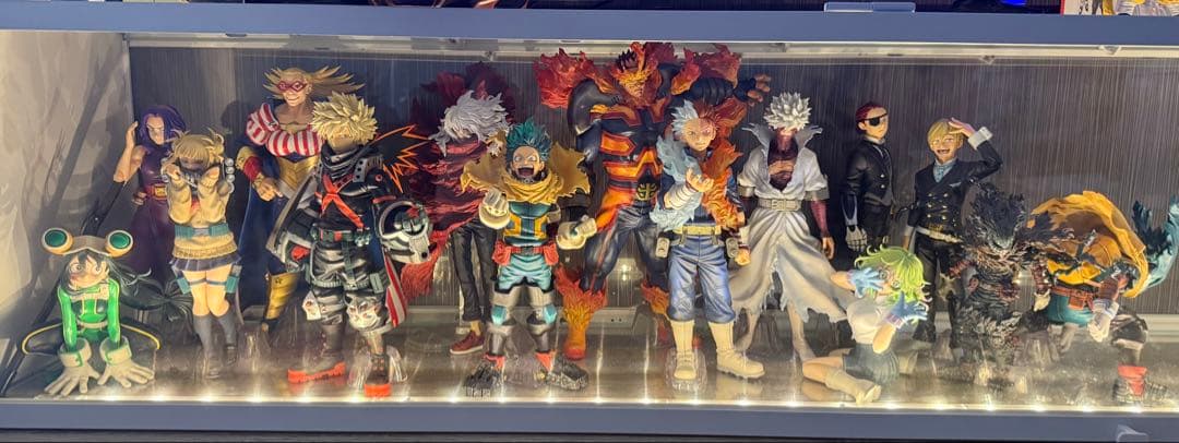 ヒロアカ　一番くじ　フィギュアセット