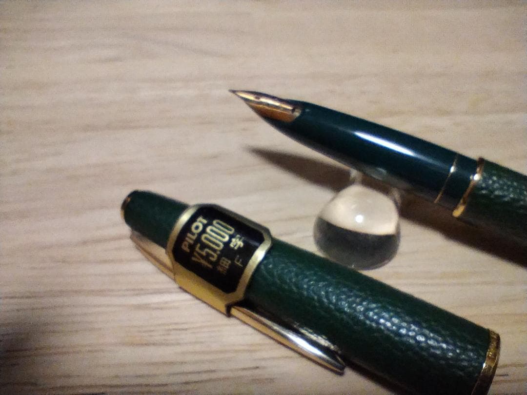 未使用 PILOT 革巻き万年筆 1960年代?