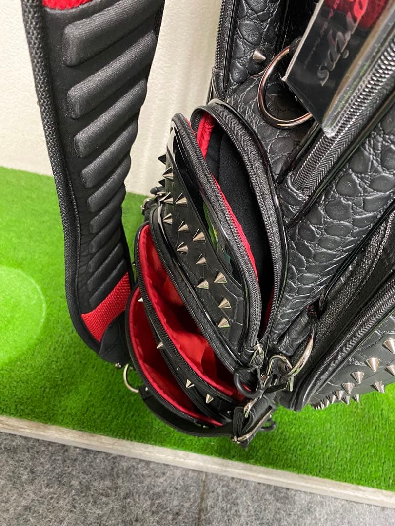 エリートグリップ 限定品 クロコ スタッズ付き キャディバック