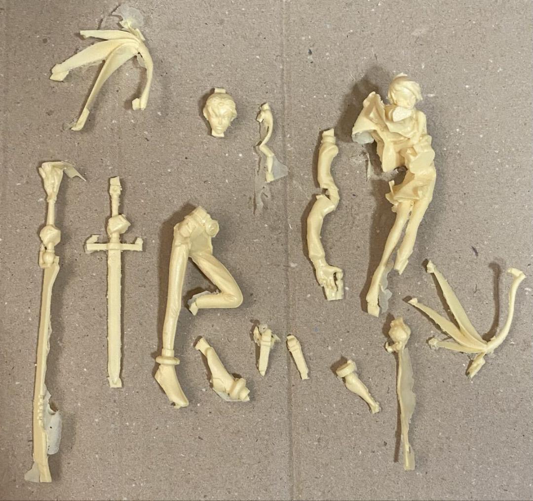 ブレス オブ ファイア V ドラゴンクォーター リュウ ニーナ ガレージキット