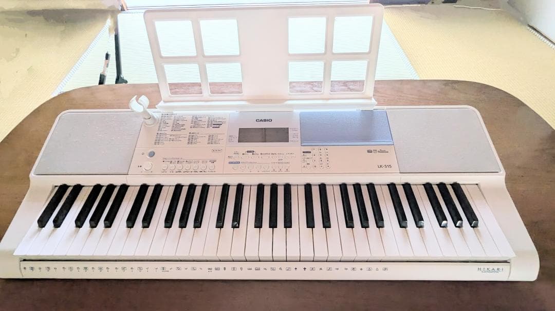 CASIO カシオ LK-515 光ナビゲーション キーボード