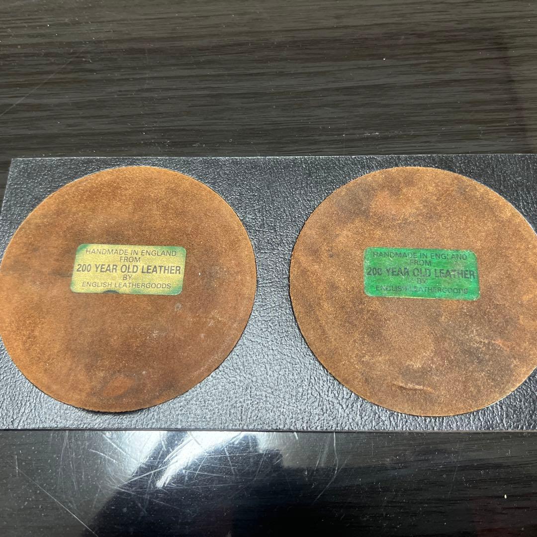 高級レザーコースター