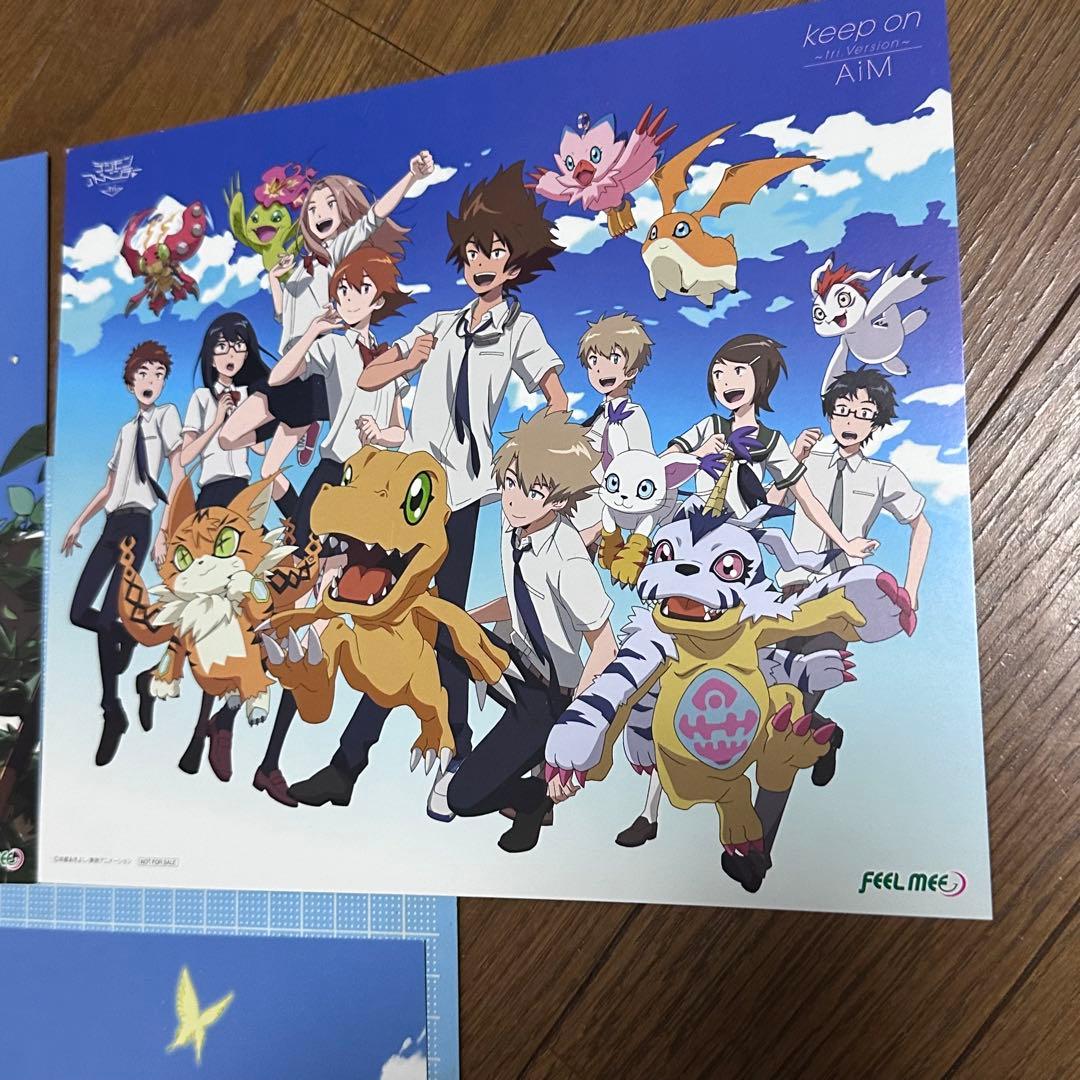 デジモンアドベンチャーtri CD ジャケット オリジナル 特典　色紙