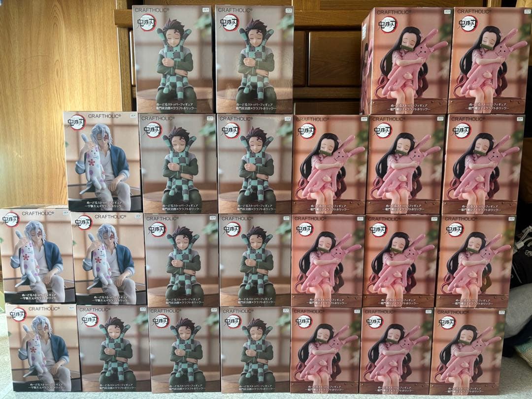 鬼滅の刃　ぬーどるストッパーフィギュア　ラウワン限定まとめ売り24個セット