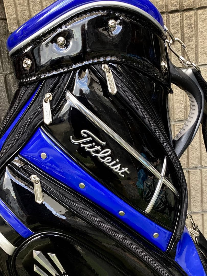 パ*ロ様 Titleist タイトリストエナメルキャディバッグ