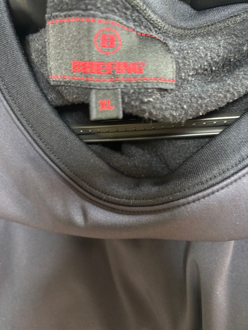 チ*ゴ様 BRIEFING ポーラテック ウィンドブロック クルーネック ネイビ