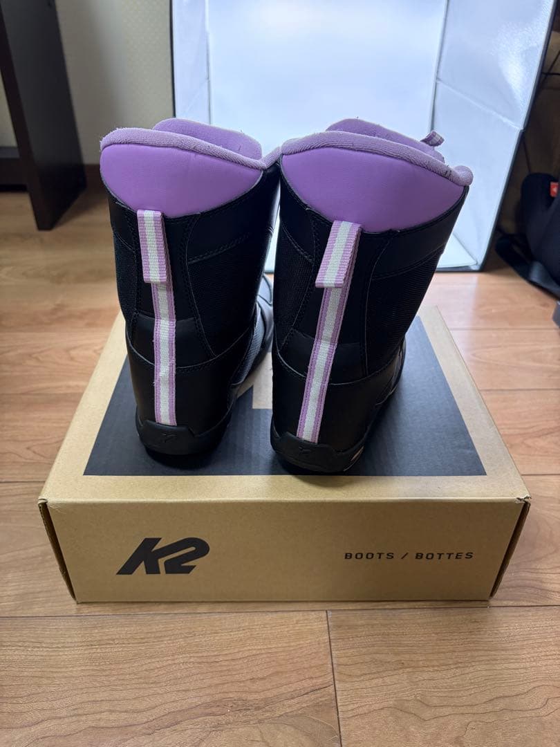 スノボブーツ　K2 LIL KAT ブラック/パープル 21センチ　女の子