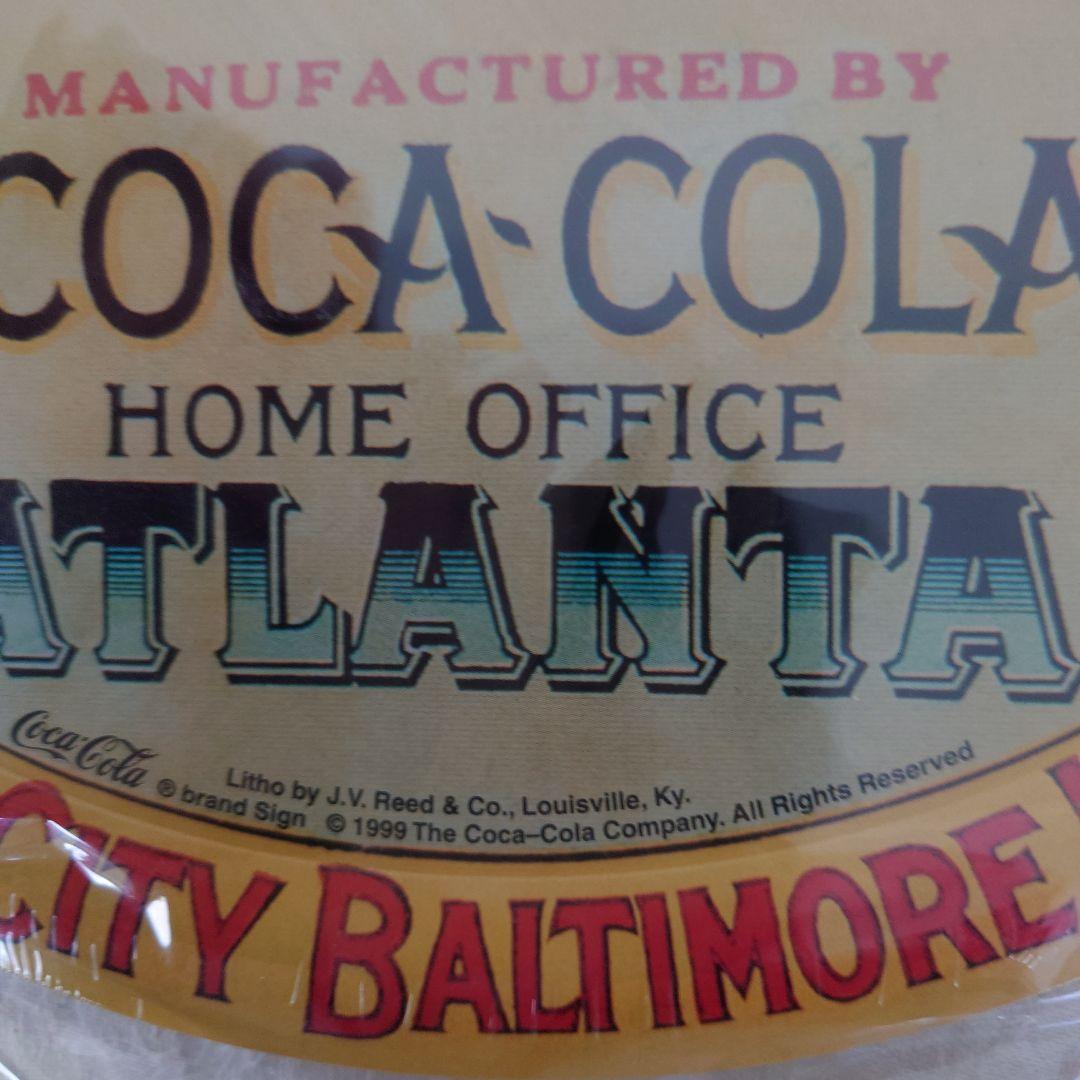 コカコーラ　ヴィンテージ　【レトロ】ブリキ看板　当時物　1999年　アメリカ購入