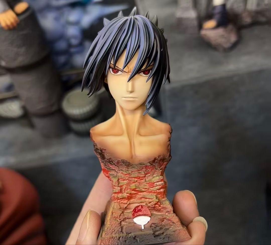 ナルト うちはサスケ ガレージキット ガレキ スタチュー⑦④