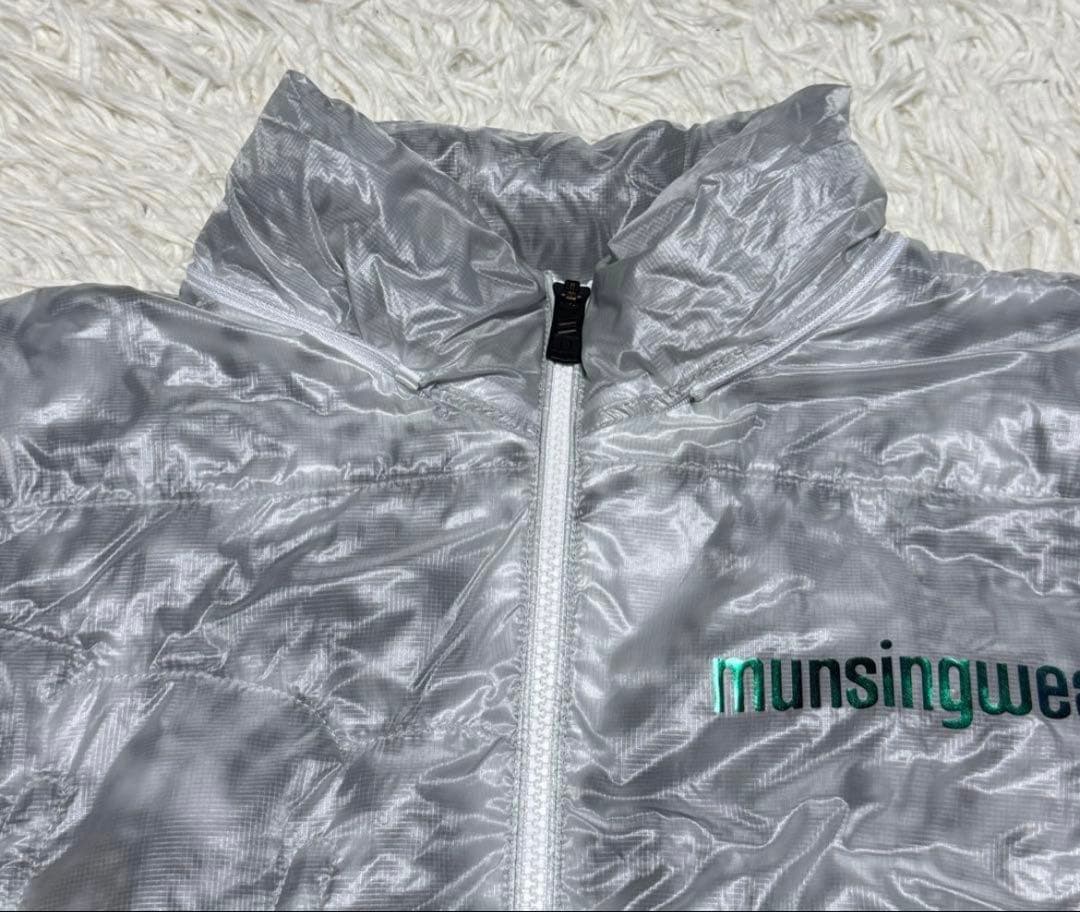 マンシングウェア　美品 中綿ジャケット 2way グレー XL メンズ