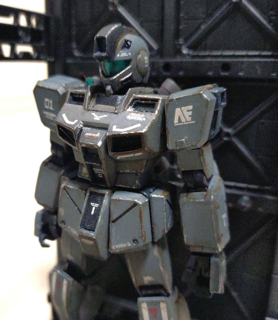 〚塗装完成品〛1/144 RGM-79GS 　ジムコマンド宇宙用　（エース機）