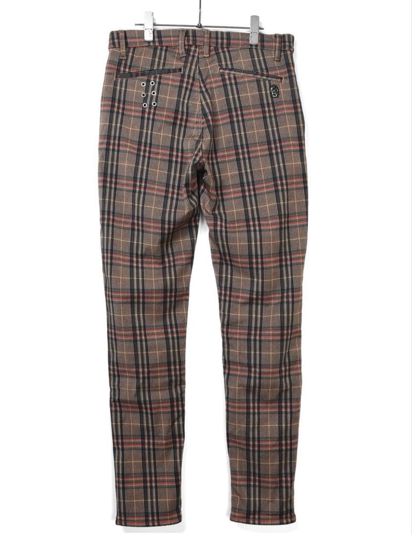 ラッセルノ　裏起毛　チェック柄パンツ