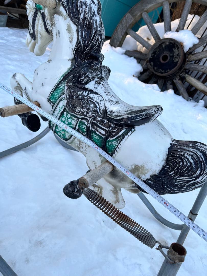 フランス アンティーク ロッキングホース/メリーゴーランド木馬風、木馬風飾り